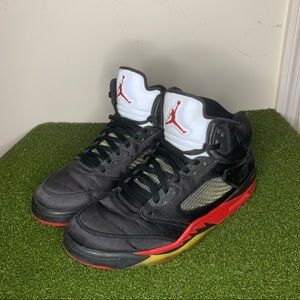 Nike Air Jordan 5 V Retro Satin Bred 2018 Shoes 136027-006 Men’s Size 11.5